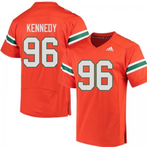 Men's Cortez Kennedy Orange Miami #96 Official Jersey