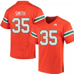 Mens Mike Smith Orange Miami #35 Player Jersey