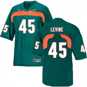 Mens Bryan Levine Green Miami #45 Stitched Jersey