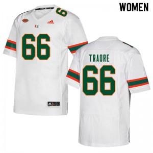 Womens Ousman Traore White Miami #66 Player Jersey
