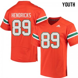 Youth Ted Hendricks Orange Miami #89 Player Jersey